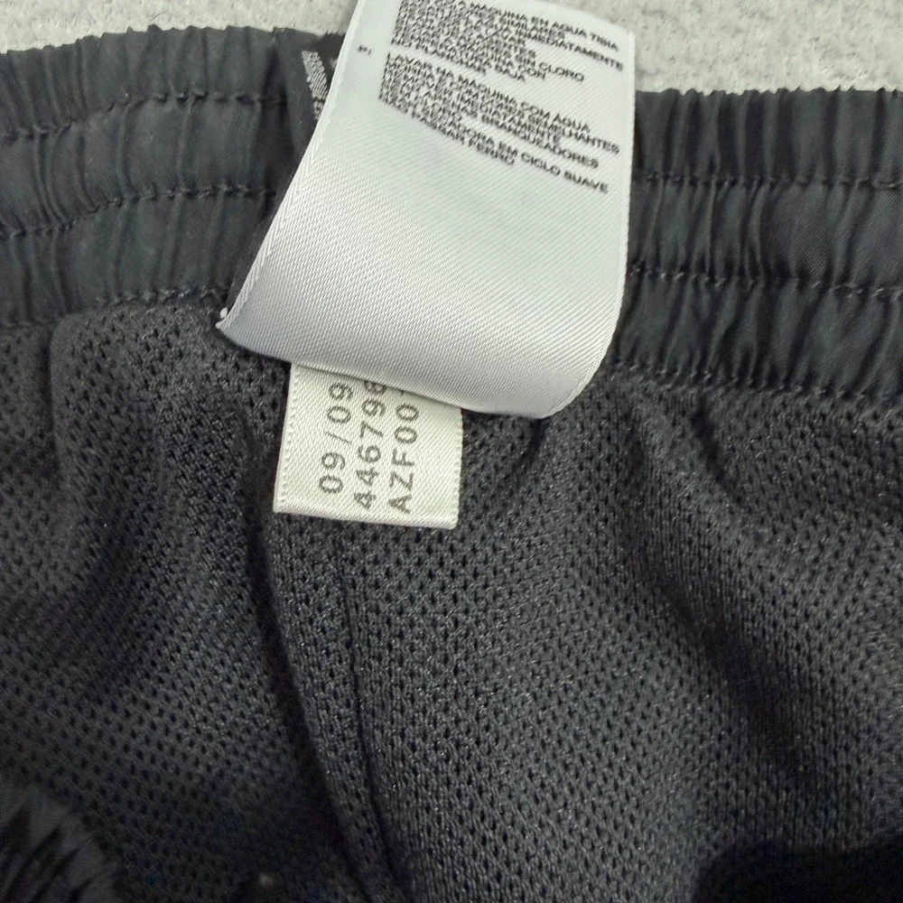 Vintage Adidas Windbreaker Track Pants Size Medium Black White Striped y2k 2000s